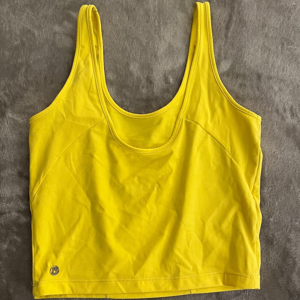 Buffbunny Collection Yellow Crop Tank